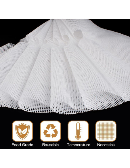 Paquete de 8 Hojas de Silicona DOSTK 33 cm Antiadherentes Paquete de 8 Hojas de Silicona DOSTK 33 cm Antiadherentes