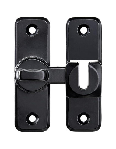 Cerradura de Pestillo de Seguridad INIRET Negra 2.54cm