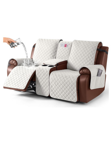 Funda Reclinable KinCam 2 Asientos 100% Impermeable Beige