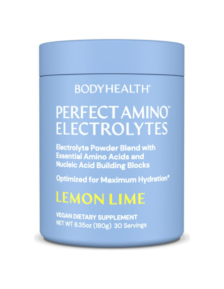 BodyHealth PerfectAmino Polvo Electrolitos Sin Azúcar 30 Porciones Limón Lima BodyHealth PerfectAmino Polvo Electrolitos Sin Azúcar 30 Porciones Limón Lima