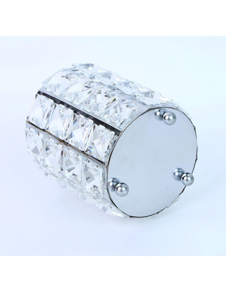 Organizador de Brochas de Maquillaje Aila Cristal Dorado 10.5x12cm Organizador de Brochas de Maquillaje Aila Cristal Dorado 10.5x12cm