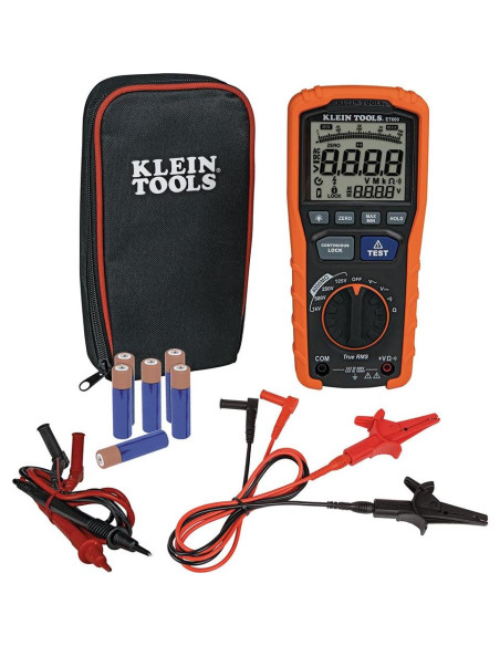 Multímetro Klein Tools ET600 Megohmmeter 4000M 1000V TRMS Multímetro Klein Tools ET600 Megohmmeter 4000M 1000V TRMS