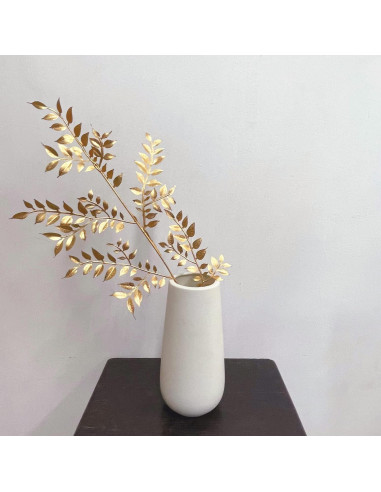 Plantas Artificiales PASYOU Doradas - 5 Piezas para Decoración