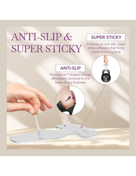 Almohadillas para Talones Ballotte - Silicona Natural, 8 Pzas Almohadillas para Talones Ballotte - Silicona Natural, 8 Pzas