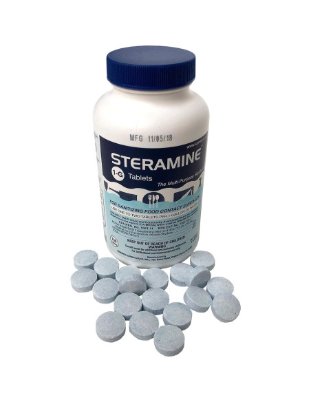 Tabletas Desinfectantes Steramine 150 x 6 Botellas - Multiusos Tabletas Desinfectantes Steramine 150 x 6 Botellas - Multiusos