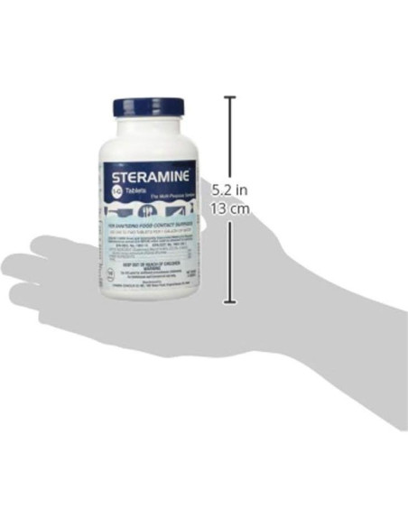 Tabletas Desinfectantes Steramine 150 x 6 Botellas - Multiusos Tabletas Desinfectantes Steramine 150 x 6 Botellas - Multiusos