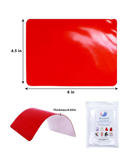 Protectores de Suela Roja BHXANZOU 8 Pcs Antideslizantes 15.24x11.43cm Protectores de Suela Roja BHXANZOU 8 Pcs Antideslizantes 15.24x11.43cm