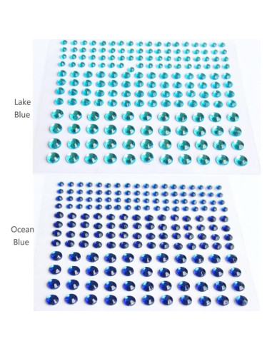 Calcomanías de Rhinestone Housuner 2580 Piezas Multicolor