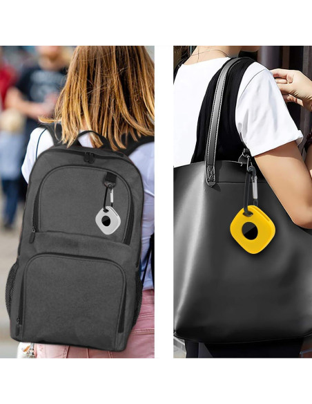 Funda de Silicona para Tile Mate 2024 con Mosquetón - Negro Funda de Silicona para Tile Mate 2024 con Mosquetón - Negro