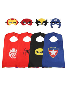 Capa de Superhéroe para Niños Wugang 66x66 cm Colorido