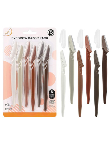 Cuchillas Dermaplane D para Mujeres - 6 Piezas - Afeitadora Facial