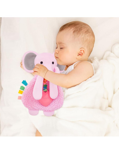 Lovey Pro Goleem Elefante Rosa con Mordedor para Bebés