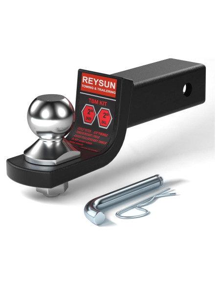 Kit de Montaje de Bola de Remolque REYSUN 2" con Pasador 5/8" Kit de Montaje de Bola de Remolque REYSUN 2" con Pasador 5/8"