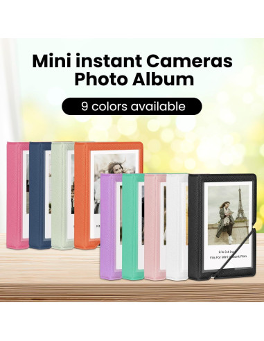 Álbum de Fotos Mini LIFTING Rosa 28 Bolsillos 5x8.6 cm