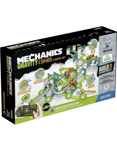Geomag Mecánica Gravedad 153 Piezas Juguete Educativo STEM