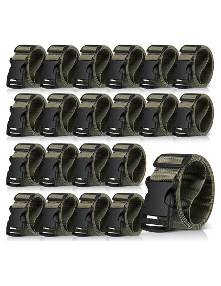 Cinturón Táctico Hicarer 20 Piezas Nylon Camuflaje Ajustable Cinturón Táctico Hicarer 20 Piezas Nylon Camuflaje Ajustable