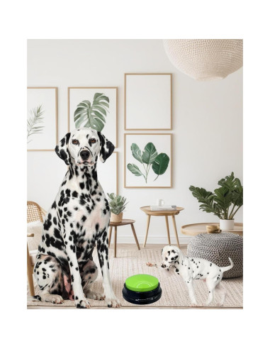 Botón de Comunicación para Perros ZUMEHU Verde 30 Segundos