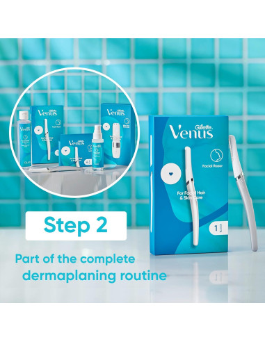 Cuchilla de Dermaplanado Gillette Venus con 2 Recambios