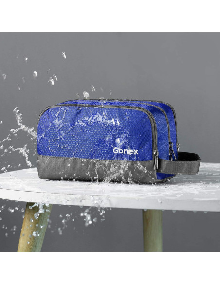 Bolsa de Aseo de Viaje Gonex Azul - Organizador Nylon 26x12x14.5 cm Bolsa de Aseo de Viaje Gonex Azul - Organizador Nylon 26x12x14.5 cm