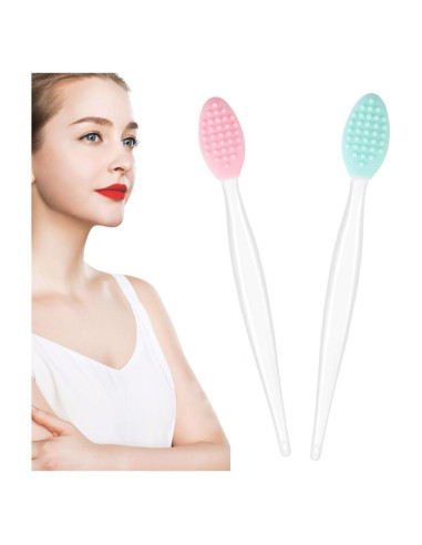 Cepillo Exfoliante de Labios de Silicona Yoizyfree 2 en 1