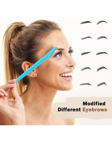 Cuchillas de Dermaplaning D - 21 Piezas, Afeitadoras Faciales