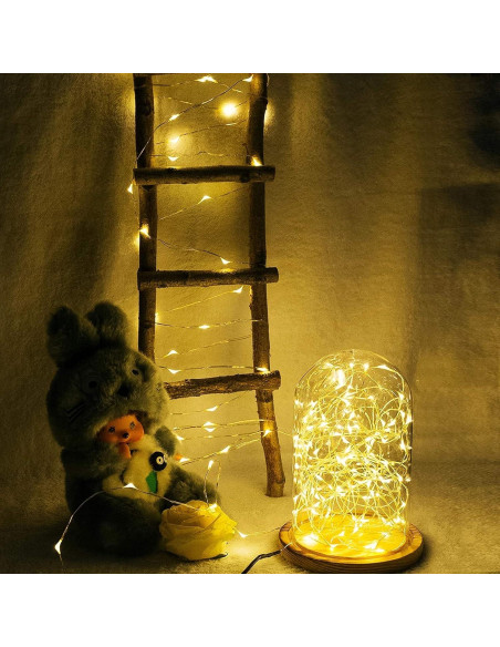 Paquete de 20 Luces LED de Cuerda Cynzia 2m Impermeables Paquete de 20 Luces LED de Cuerda Cynzia 2m Impermeables