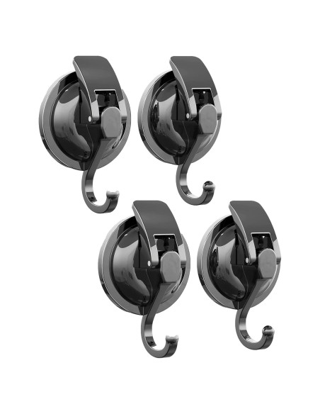 Ganchos de Ventosa Plateado Gun SOCONT - 4 Unidades, 6.8 kg Ganchos de Ventosa Plateado Gun SOCONT - 4 Unidades, 6.8 kg