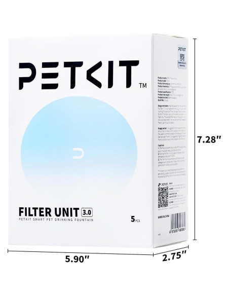 Filtros de Reemplazo PETKIT 3.0 para Fuentes de Agua (5 pcs) Filtros de Reemplazo PETKIT 3.0 para Fuentes de Agua (5 pcs)