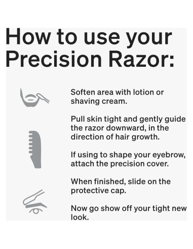 Razor de Precisión Schick para Hombres - 3 Unidades