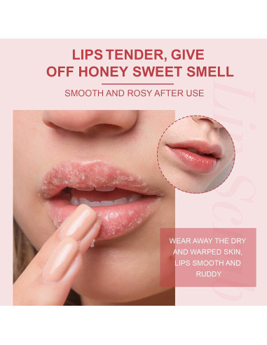 Exfoliante Labial de Fresa FCZJYUS - Hidratante y Reparador