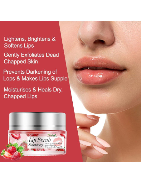 Exfoliante Labial de Fresa FCZJYUS - Hidratante y Reparador Exfoliante Labial de Fresa FCZJYUS - Hidratante y Reparador