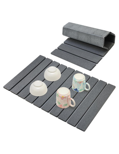 Alfombrilla de Secado de Platos Deceram 60x39 cm Ecológica