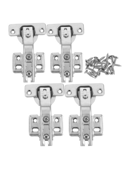 Bisagras Ocultas ARTIBETTER 4 Pcs Acero Inoxidable 135 Grados Bisagras Ocultas ARTIBETTER 4 Pcs Acero Inoxidable 135 Grados