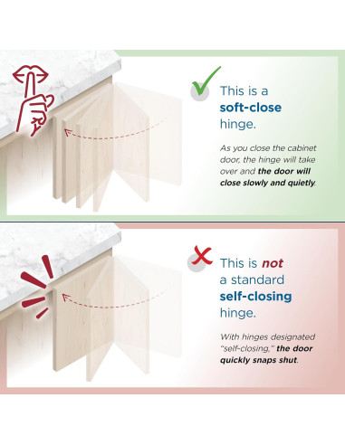 Bisagra Oculta Amerock BP9239SCFF Cierre Suave 105 2 Pack