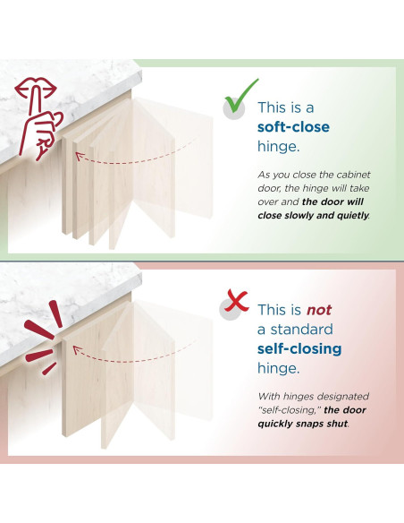 Bisagra Oculta Amerock BP9239SCFF Cierre Suave 105 2 Pack