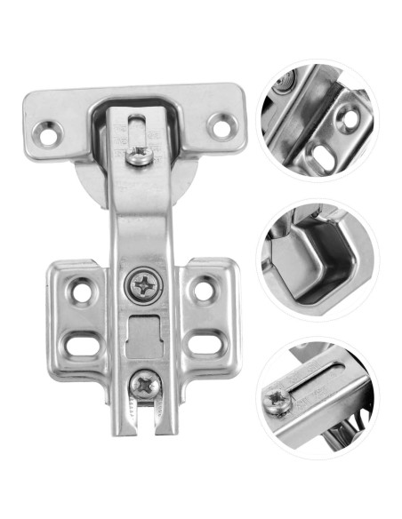 Bisagras Ocultas ARTIBETTER 4 Pcs Acero Inoxidable 135 Grados Bisagras Ocultas ARTIBETTER 4 Pcs Acero Inoxidable 135 Grados