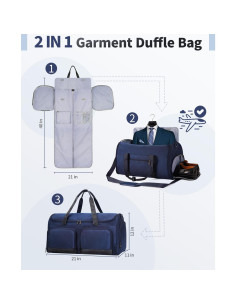 Bolsa de Ropa y Equipaje ECOHUB 2-en-1 Resistente al Agua 2