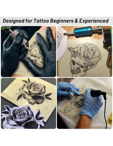 Kit de Práctica de Tatuaje Modacraft 18 Piezas Silicona
