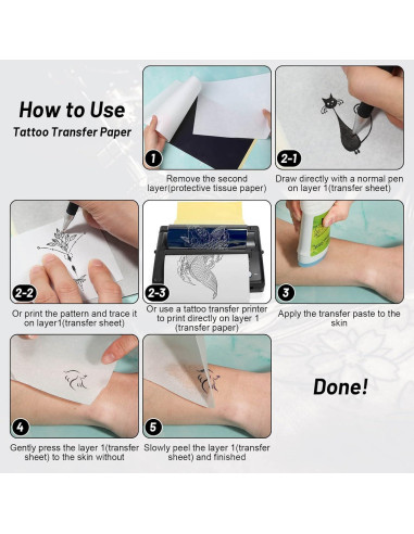 Kit de Práctica de Tatuaje Modacraft 18 Piezas Silicona