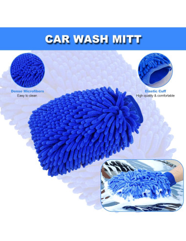 Kit de Lavado de Autos NIKCOSMK con Cepillo de 158 cm