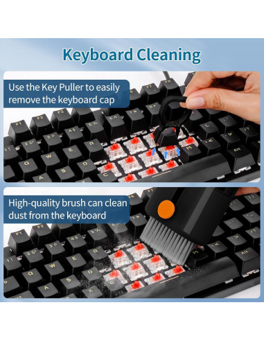 Kit de limpieza para teclado y dispositivos CleaniKu QJS-001