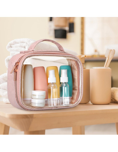 Bolsa de Aseo Packism Aprobada por TSA con 8 Botellas 100ml