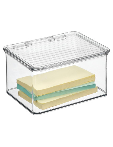 Contenedor de Almacenamiento iDesign 14.6x17.1 cm con Tapa BPA
