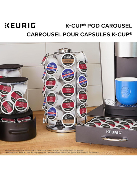 Carrousel de Almacenamiento Keurig para 36 Cápsulas K-Cup Carrousel de Almacenamiento Keurig para 36 Cápsulas K-Cup