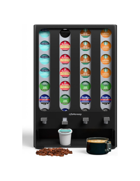 Soporte para K Cup LifeMoreasy - Organizador 28 Cápsulas Estilo Vending Soporte para K Cup LifeMoreasy - Organizador 28 Cápsulas Estilo Vending