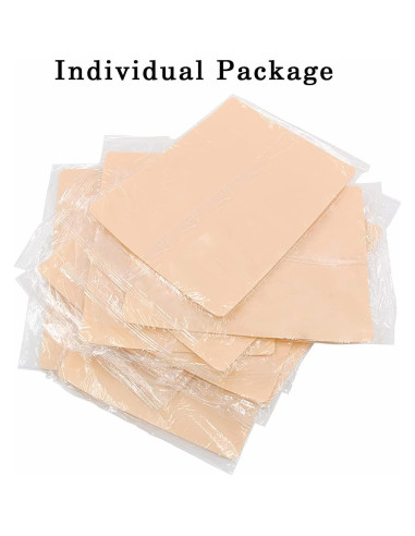 Piel Falsa de Práctica de Tatuaje Yuelong 20pcs 18.8x14.2cm