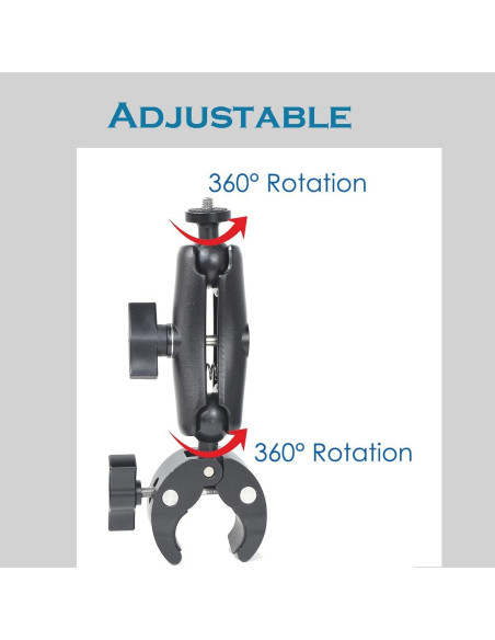 Soporte de Manillar Ajustable 360 VG-HCX2 para Cámaras de Acción Soporte de Manillar Ajustable 360 VG-HCX2 para Cámaras de Acción