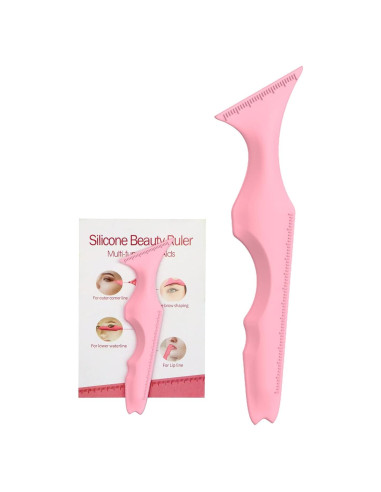 Plantillas de Delineador de Ojos URGINO 5 en 1 Reutilizables Rosa