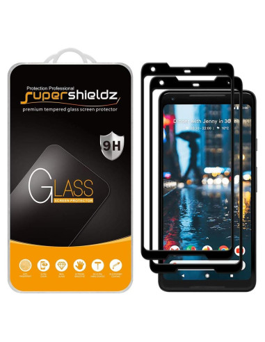 Protector de Pantalla Vidrio Templado Supershieldz para Google Pixel 2 XL - 2 Unidades