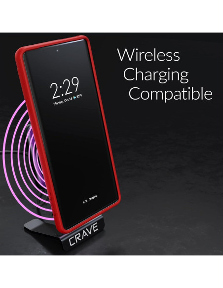 Funda Crave Slim Guard Rojo para Google Pixel 7 Pro - Bumper Funda Crave Slim Guard Rojo para Google Pixel 7 Pro - Bumper
